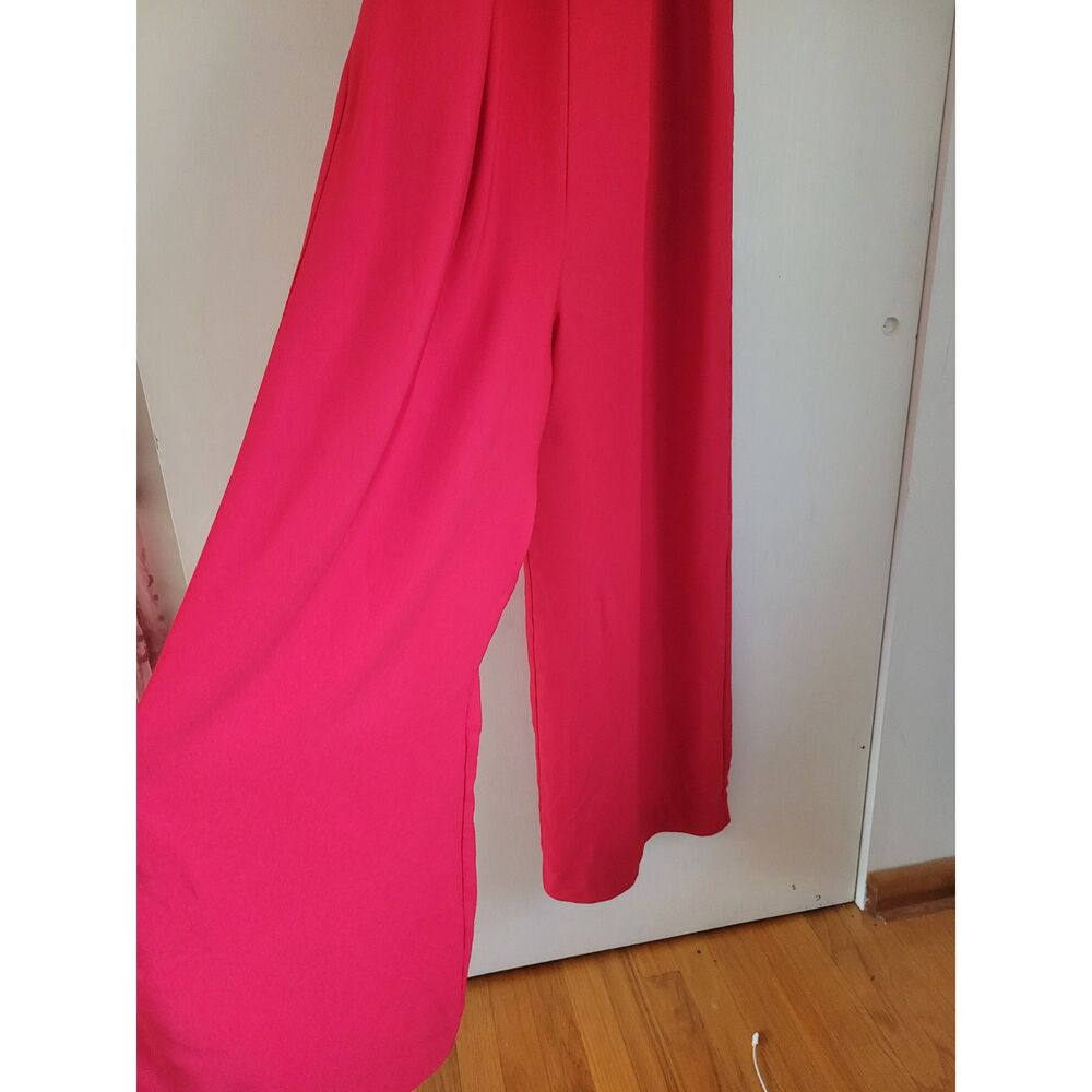 NWT Jason Wu Halter Neck Wide Leg Jumpsuit Glamoratti Evening Plus Party Chic - Picture 3 of 14